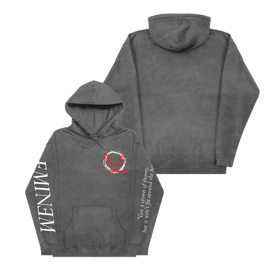 MTBMB Lyric Hoodie (Grey Pigment Dye) Eminem Official Limited Merch