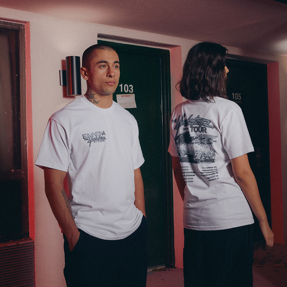 MMLP2 Monster Tour T-Shirt Eminem Official Limited Merch