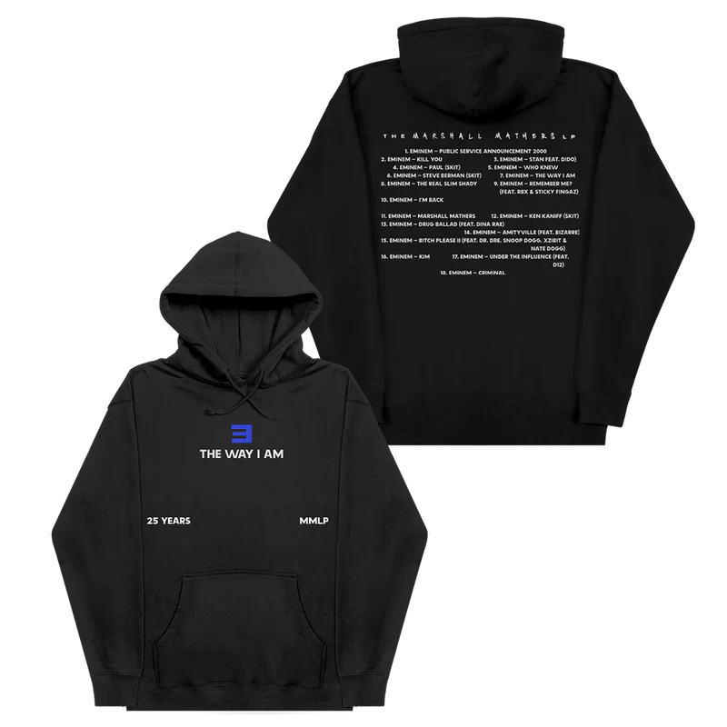 MMLP25 Hoodie (Black) Eminem Official Limited Merch