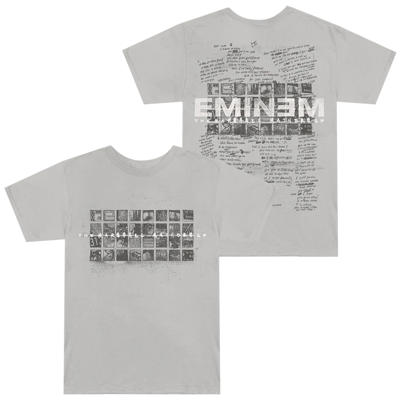 MMLP25 Scribble T-Shirt (Grey) Eminem Official Limited Merch