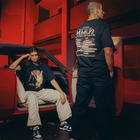MMLP2 Horns T-Shirt Eminem Official Limited Merch