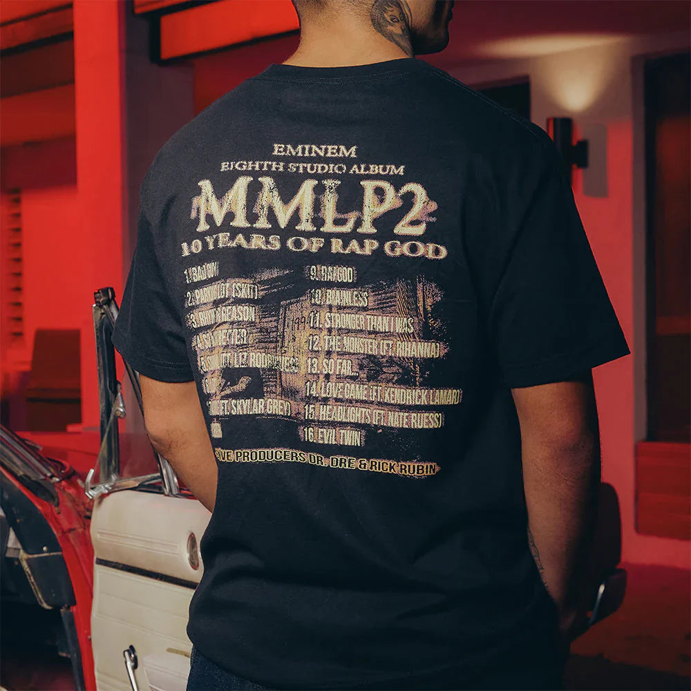 MMLP2 Horns T-Shirt Eminem Official Limited Merch
