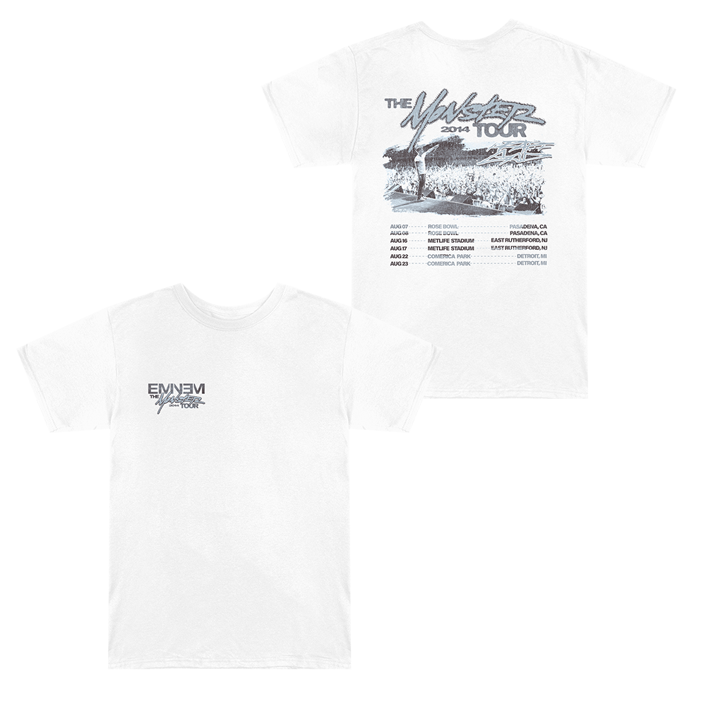 MMLP2 Monster Tour T-Shirt Eminem Official Limited Merch