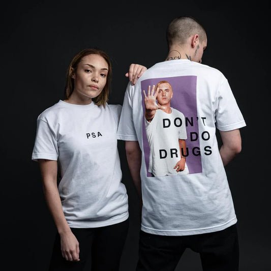 Eminem PSA T-Shirt Don’t Do Drugs Eminem Official Limited Merch