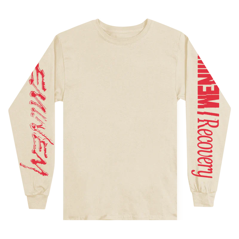 Recovery Longsleeve (Cream) Eminem Official Limited Merch