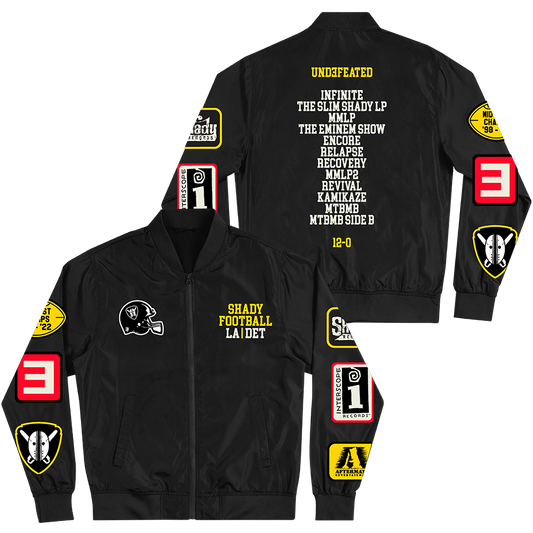 Shady Football Lightweight Bomber Jacket Eminem Official Limited Merch