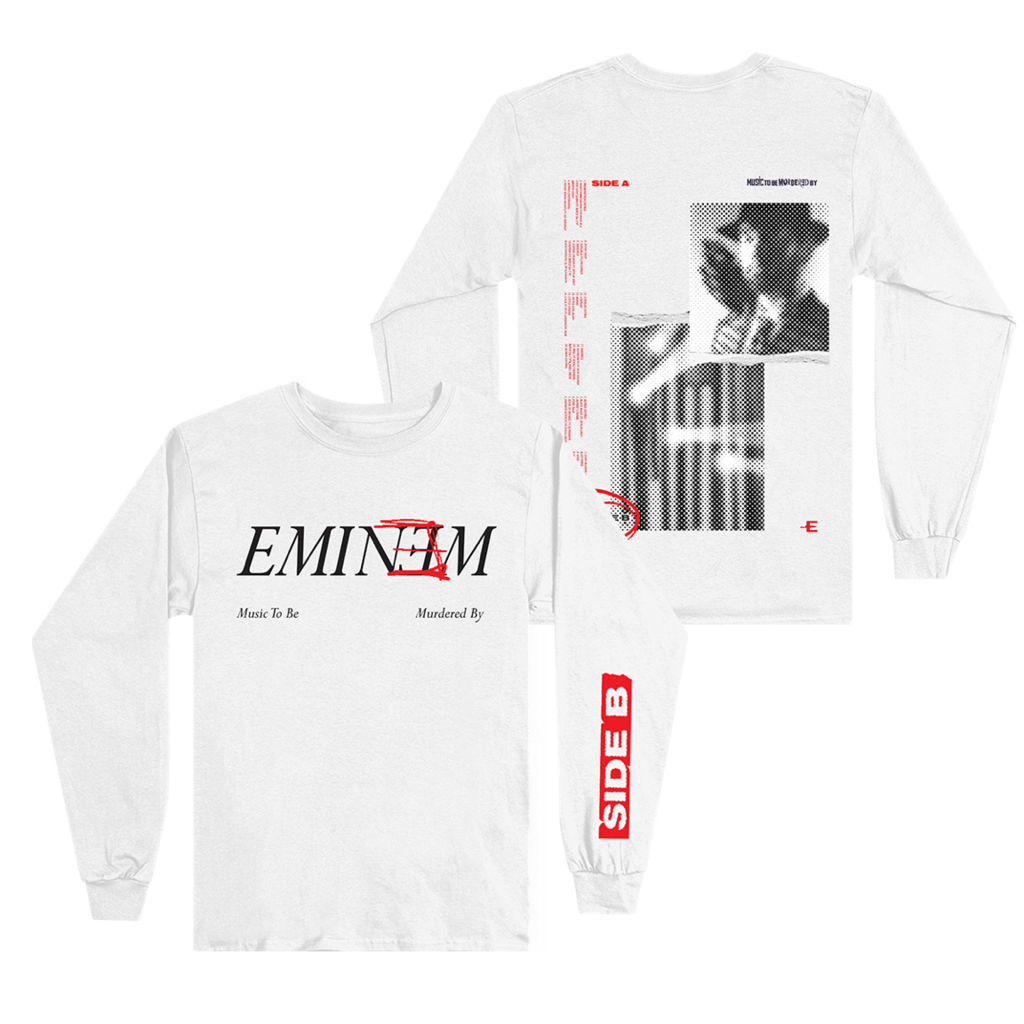 MTBMB Side B Longsleeve (White) Eminem Official Limited Merch