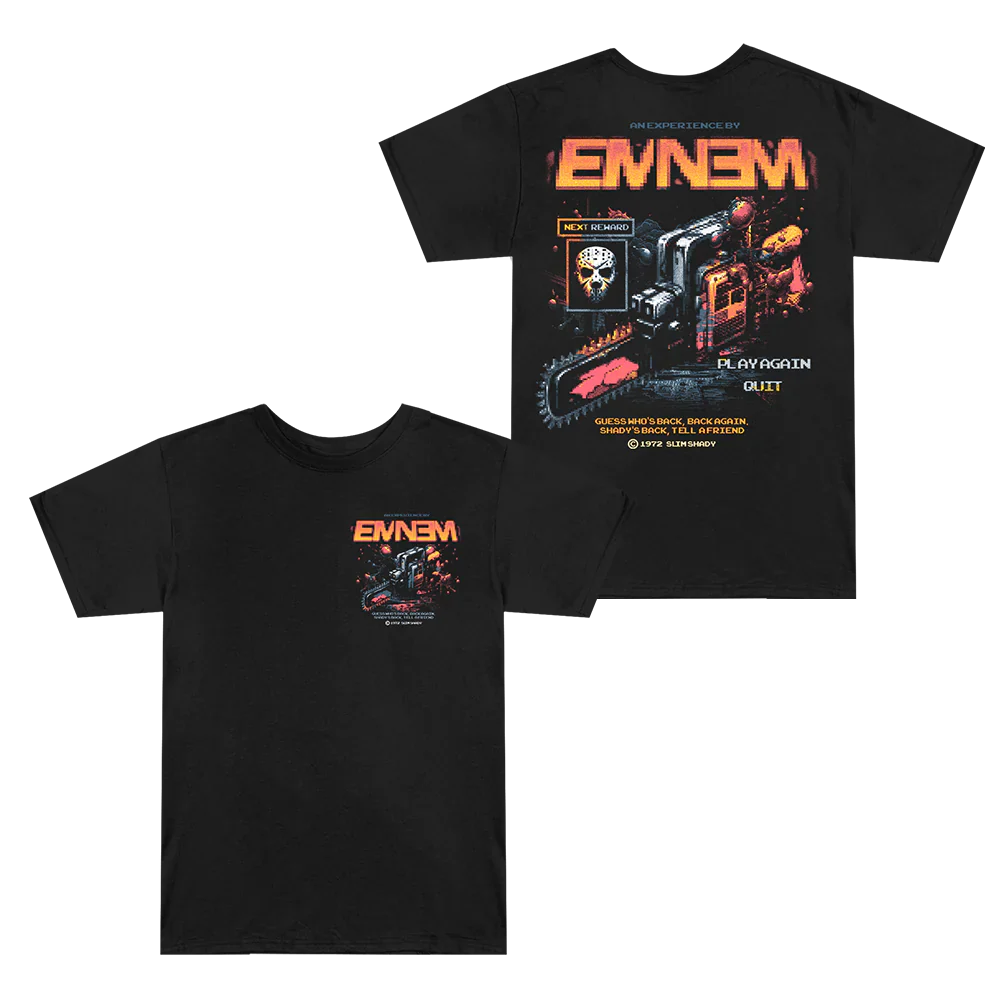 Shady Gaming Chainsaw T-Shirt Eminem Official Limited Merch