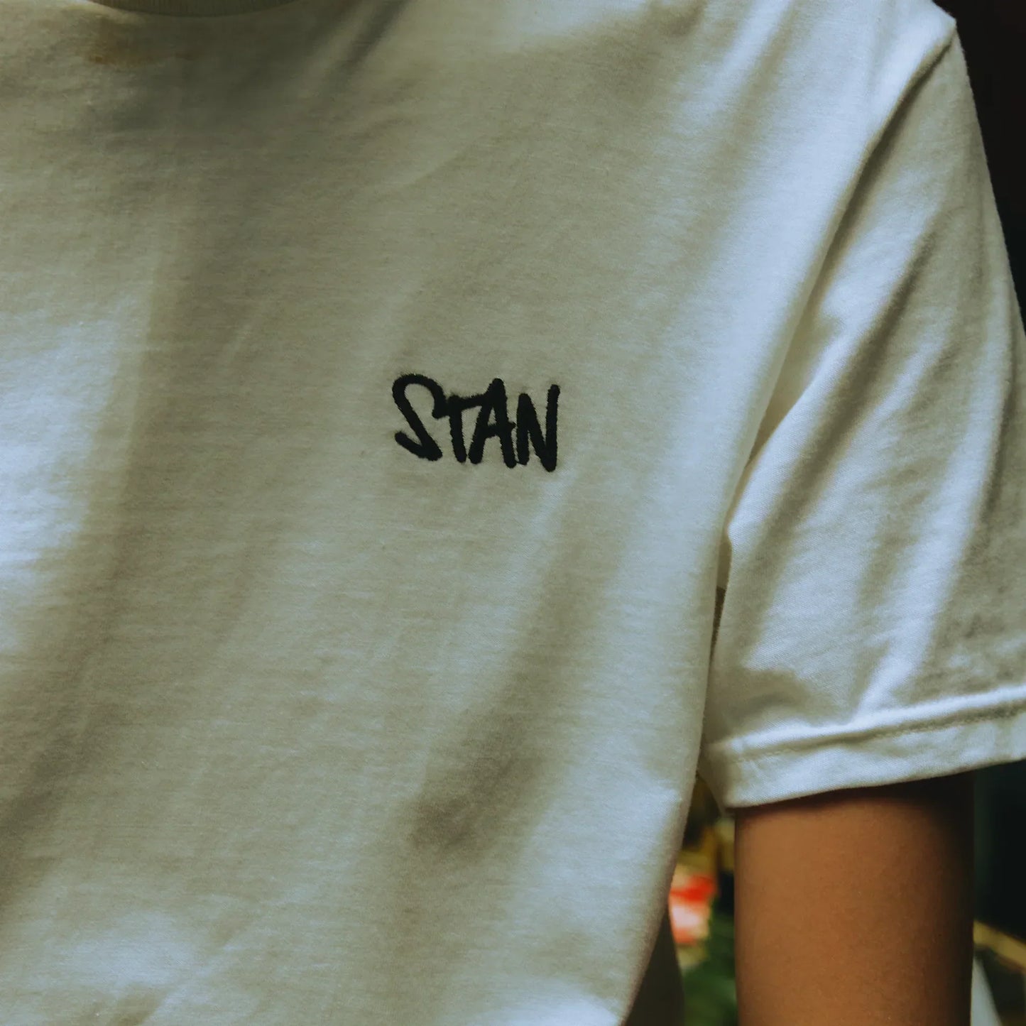 Stan Embroidered White T-Shirt Eminem Official Limited Merch