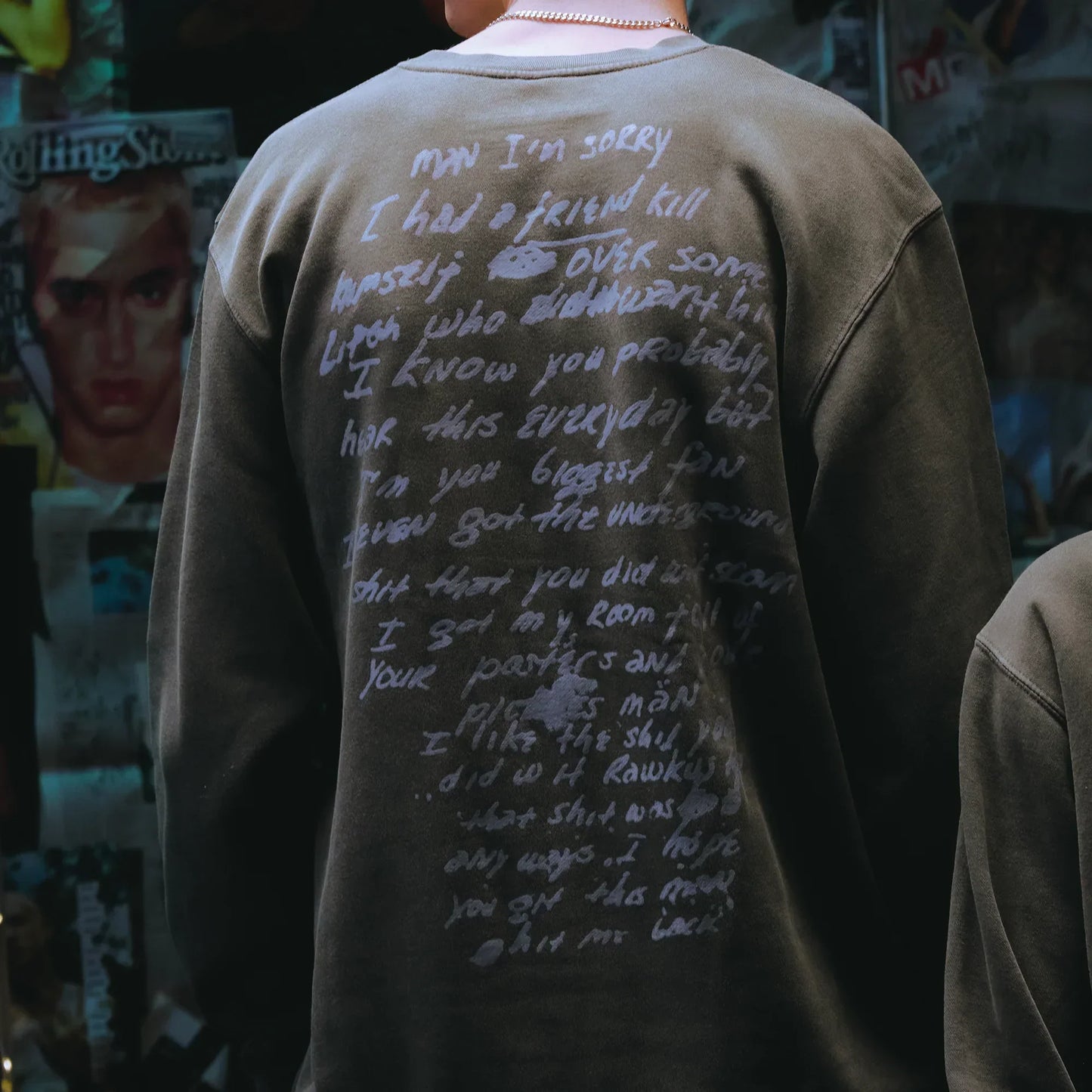 Dear Slim Crewneck Eminem Official Limited Merch
