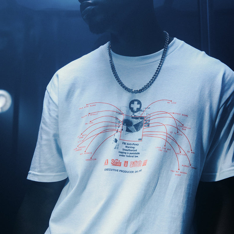 Recovery 15th Anniversary Tracklist T-Shirt Eminem Official Limited Merch