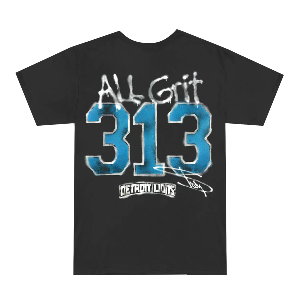 Eminem x Detroit Lions All Grit T-Shirt Eminem Official Limited Merch