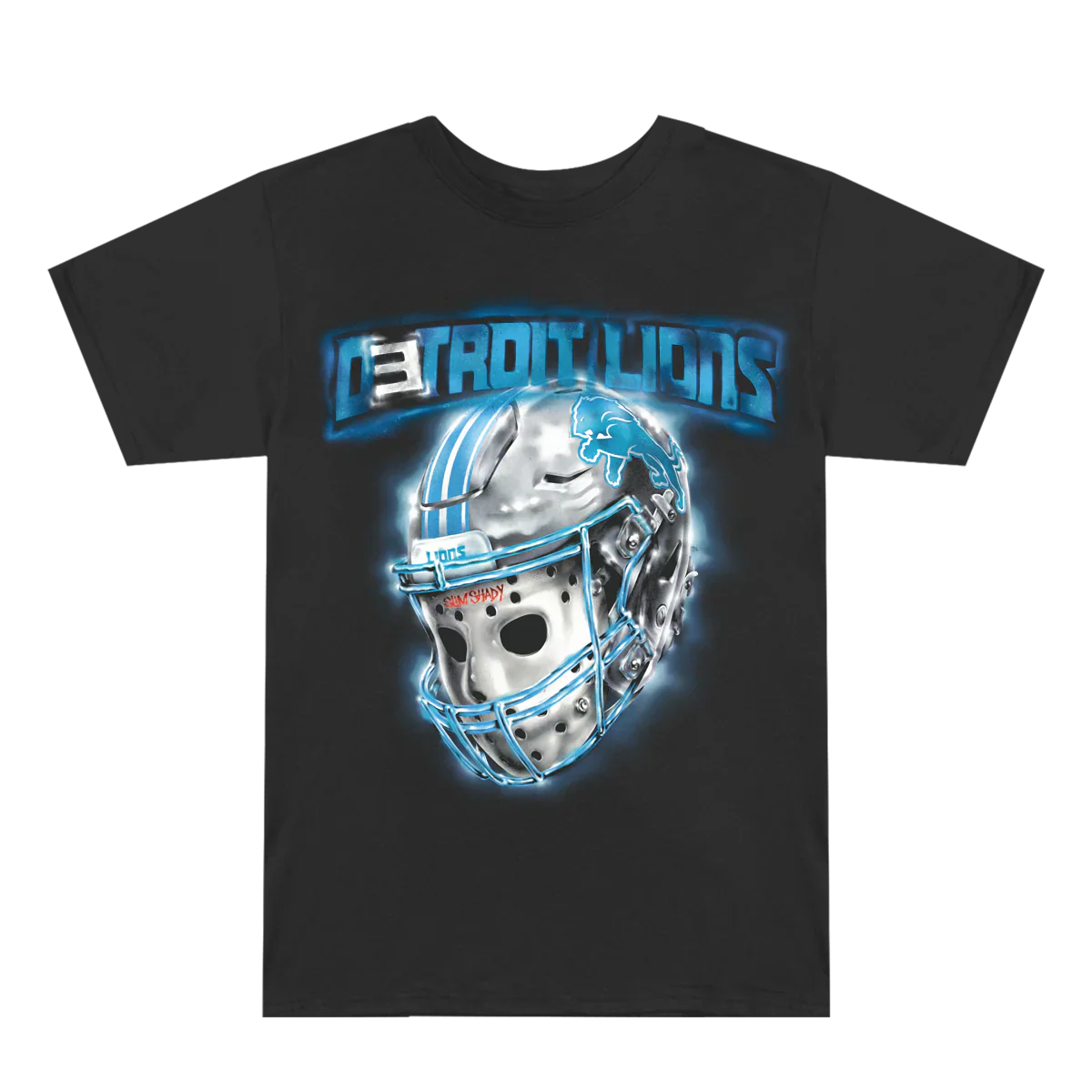 Eminem x Detroit Lions All Grit T-Shirt Eminem Official Limited Merch