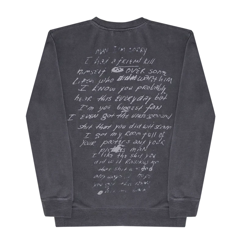 Dear Slim Crewneck Eminem Official Limited Merch