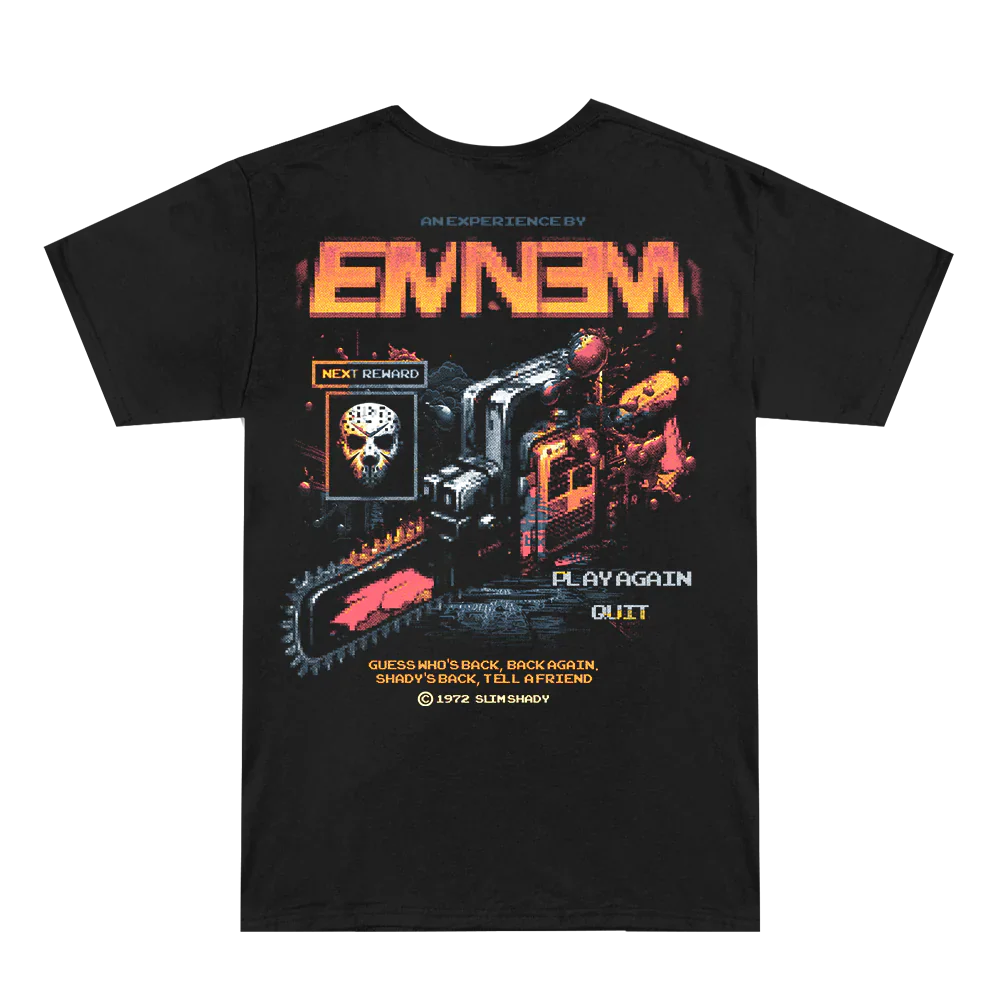 Shady Gaming Chainsaw T-Shirt Eminem Official Limited Merch