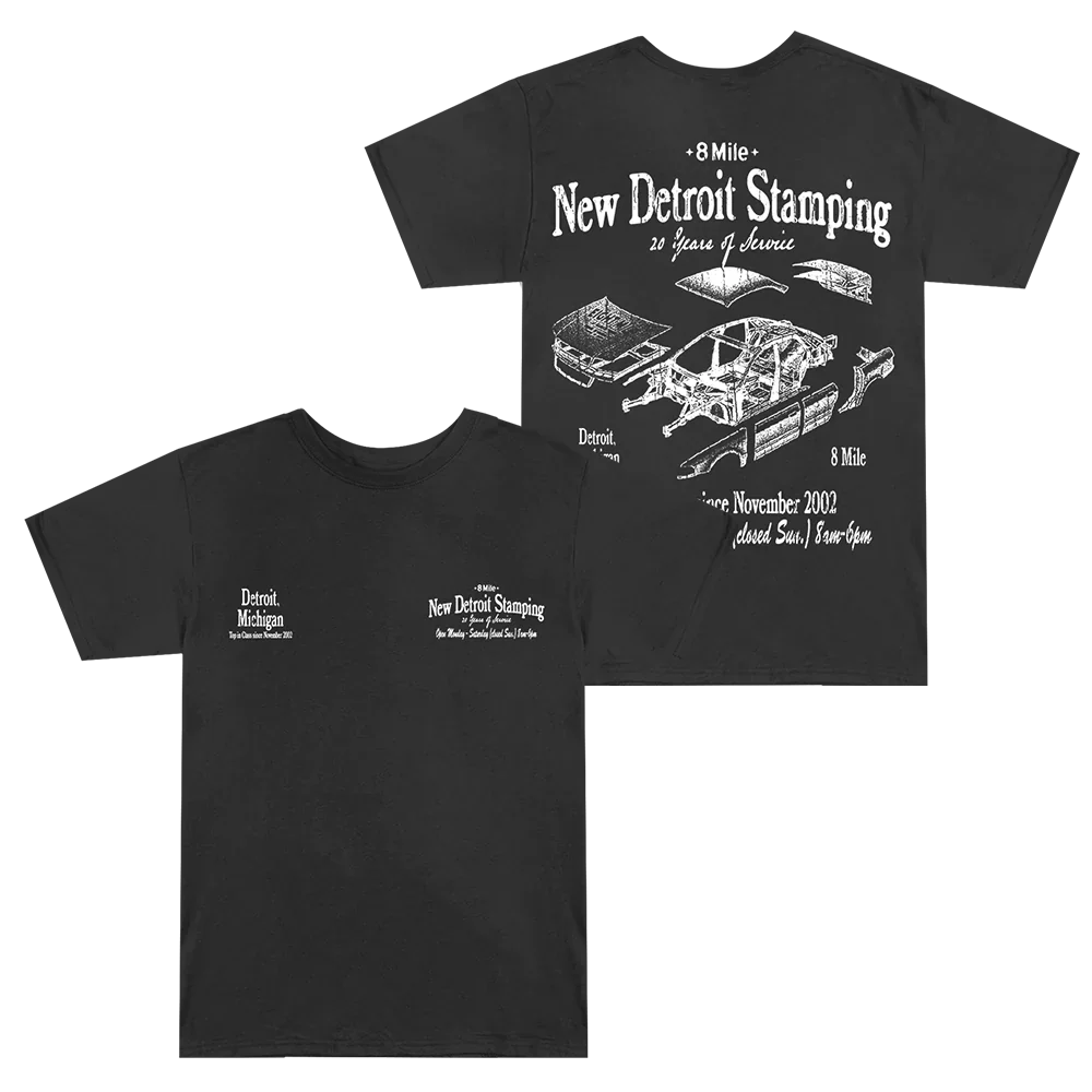 8 Mile New Detroit Stamping T-Shirt