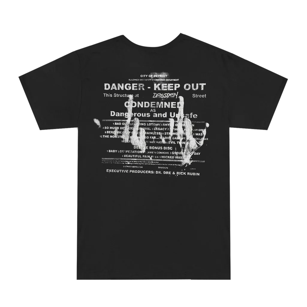 Eminem MMLP2 Condemned Anniversary T-Shirt Eminem Official Limited Merch