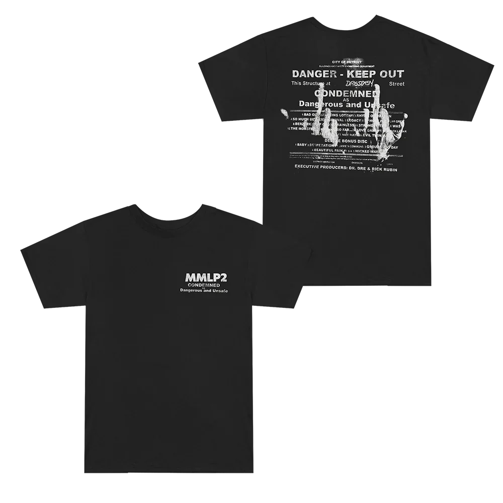 Eminem MMLP2 Condemned Anniversary T-Shirt Eminem Official Limited Merch