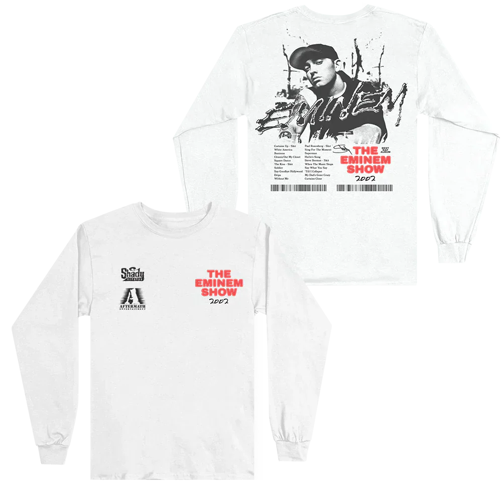 The Eminem Show Longsleeve Eminem Official Limited Merch
