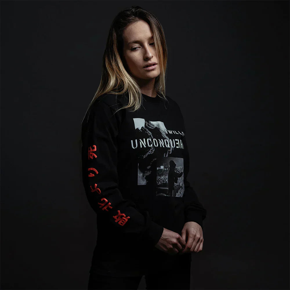Eminem 'Unconquered' Black Long Sleeve Shirt Eminem Official Limited Merch
