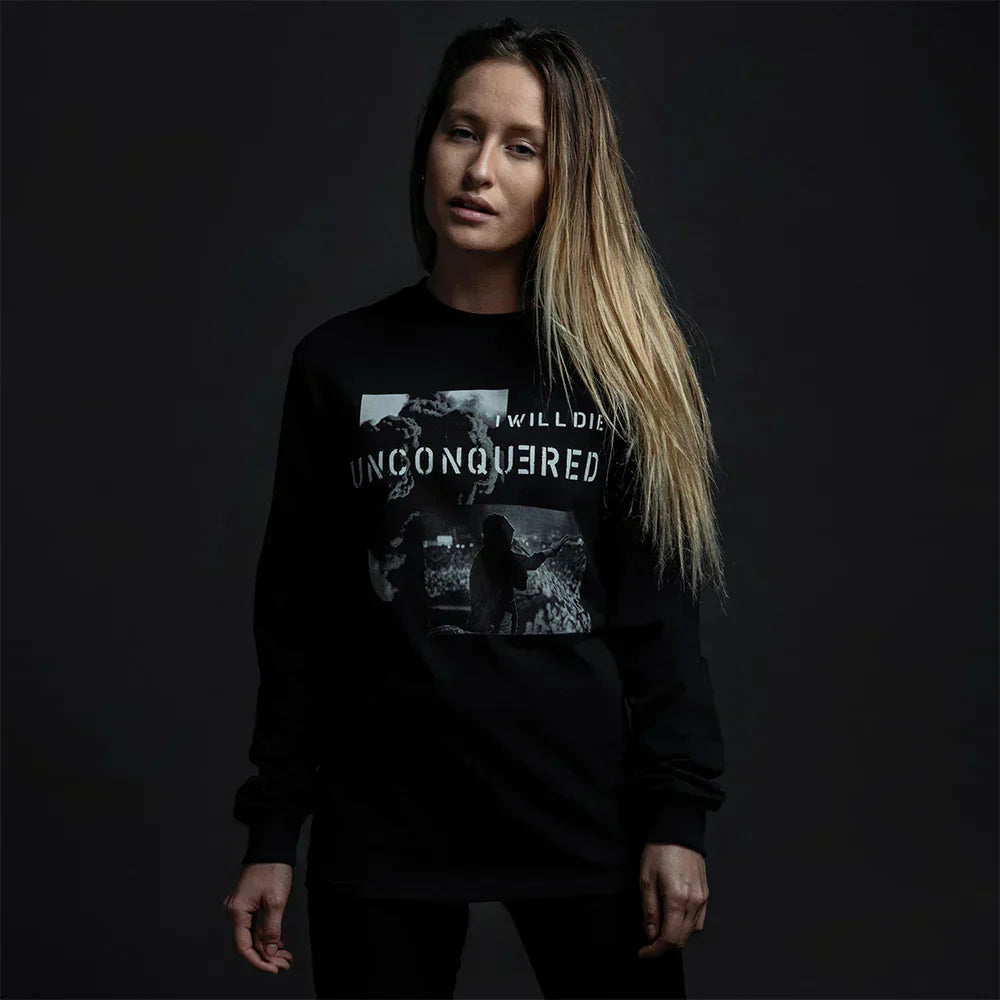 Eminem 'Unconquered' Black Long Sleeve Shirt Eminem Official Limited Merch