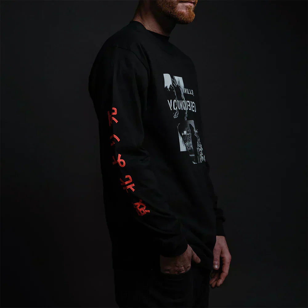 Eminem 'Unconquered' Black Long Sleeve Shirt Eminem Official Limited Merch