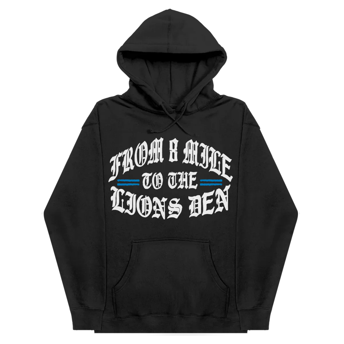 Eminem x Detroit Lions Helmet Hoodie Eminem Official Limited Merch