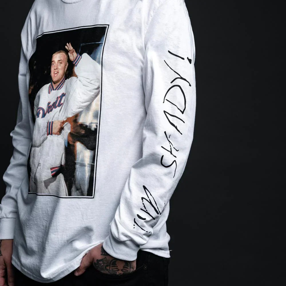 I'm Shady White Long Sleeve Shirt - Vintage 1999