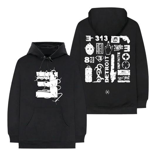 Millinsky x Eminem Concrete Composition Hoodie