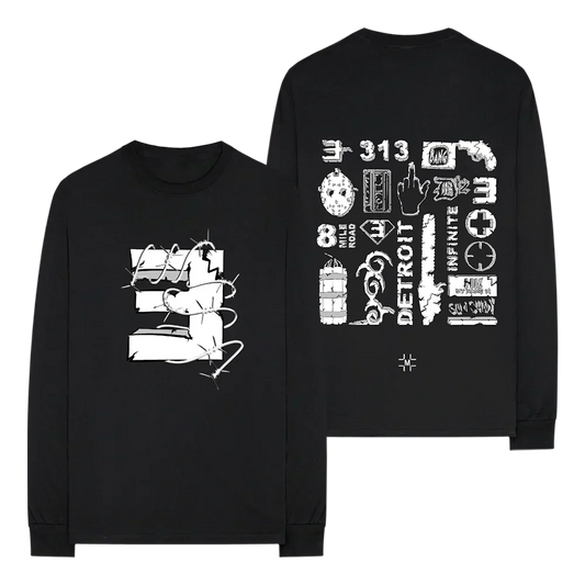 Millinsky x Eminem Concrete Composition Sweatshirt