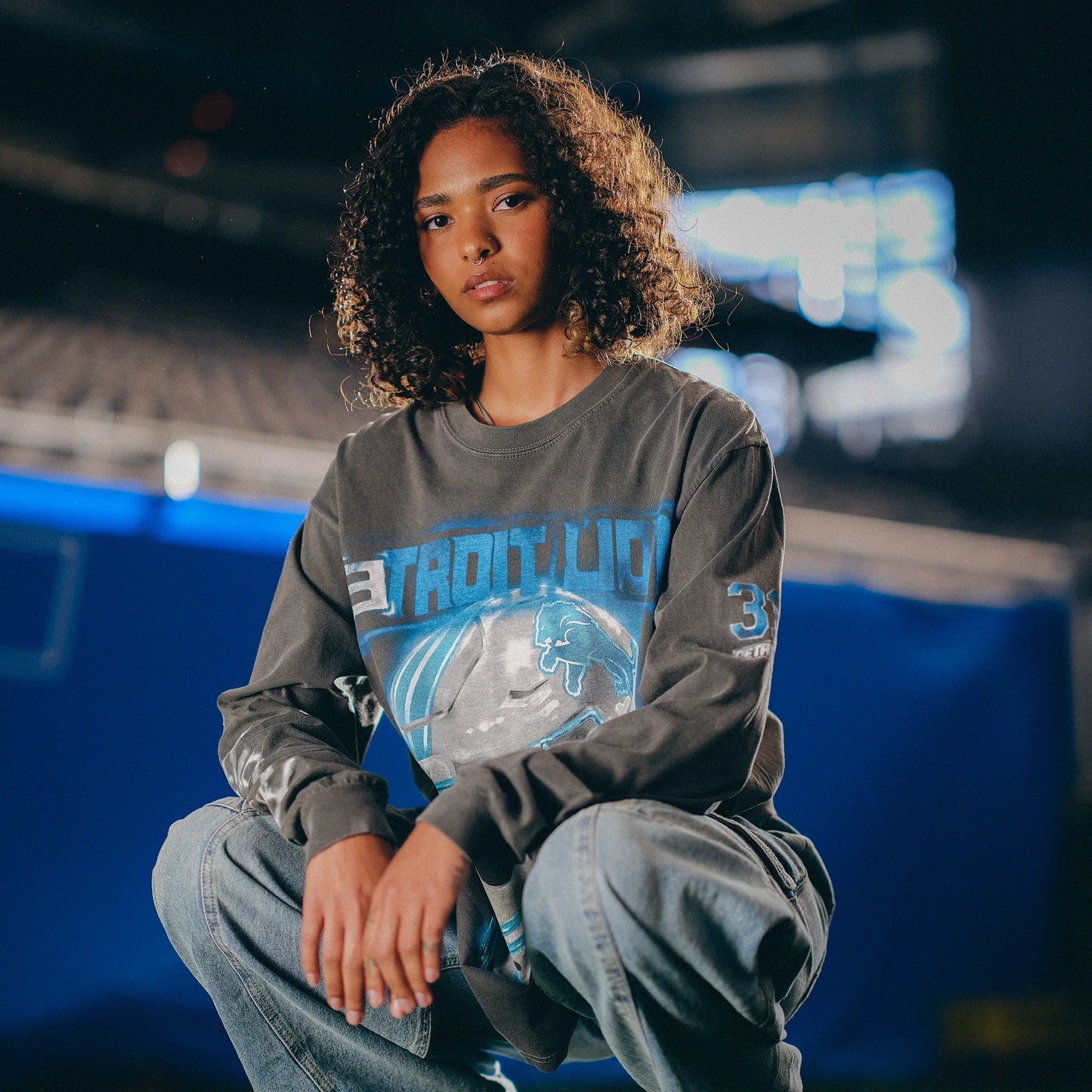 Eminem x Detroit Lions All Grit Longsleeve Eminem Official Limited Merch
