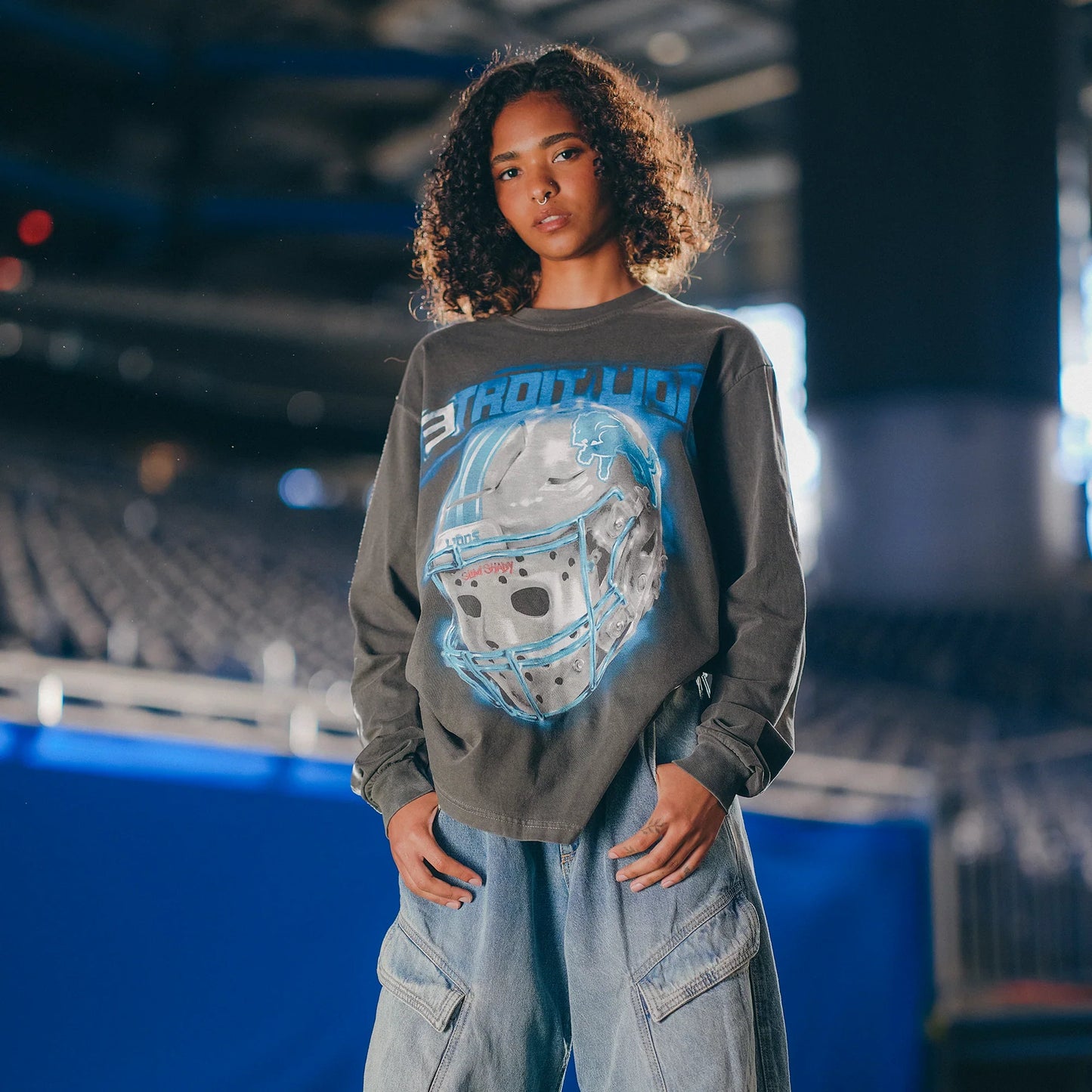 Eminem x Detroit Lions All Grit Longsleeve Eminem Official Limited Merch