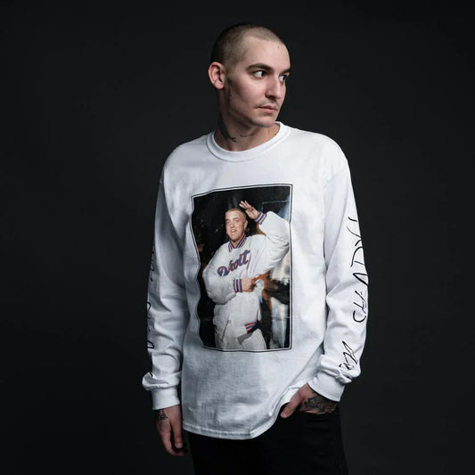 I'm Shady White Long Sleeve Shirt - Vintage 1999